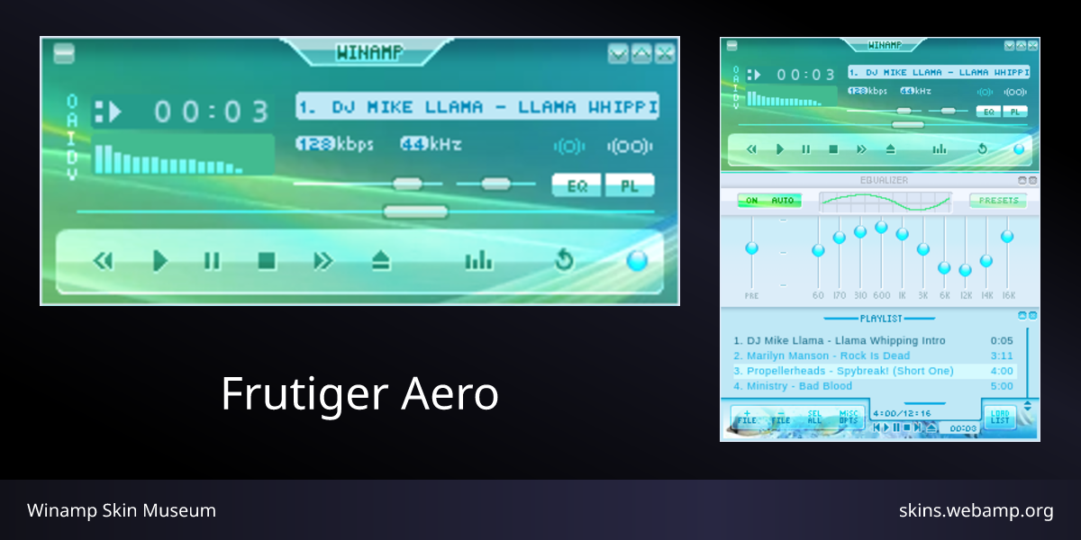 Frutiger Aero.wsz - Winamp Skin Museum